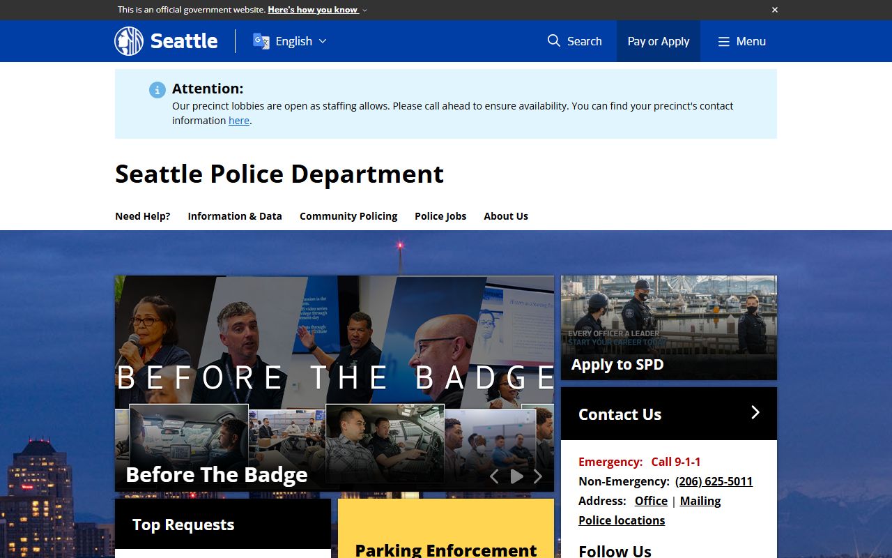 Seattle Sex Offenders Seattle Police Department page